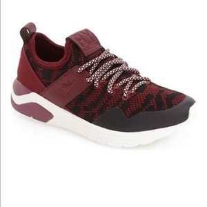 Fly London SALO Red and Black Sneaker